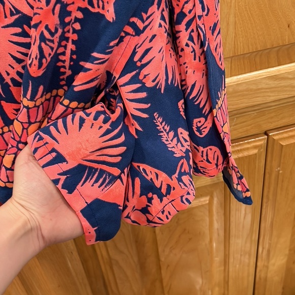 Lilly Pulitzer Vibrant Blue and Pink Tropical Dress - Picture 5 of 9